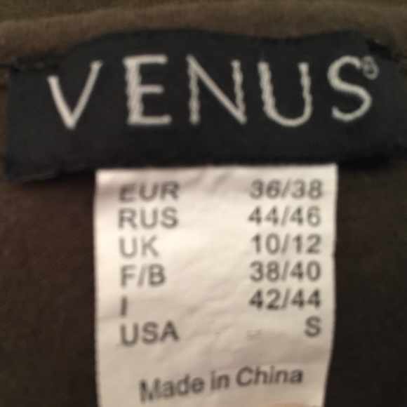 Venus women's size small tee olive long and lean - Picture 4 of 8